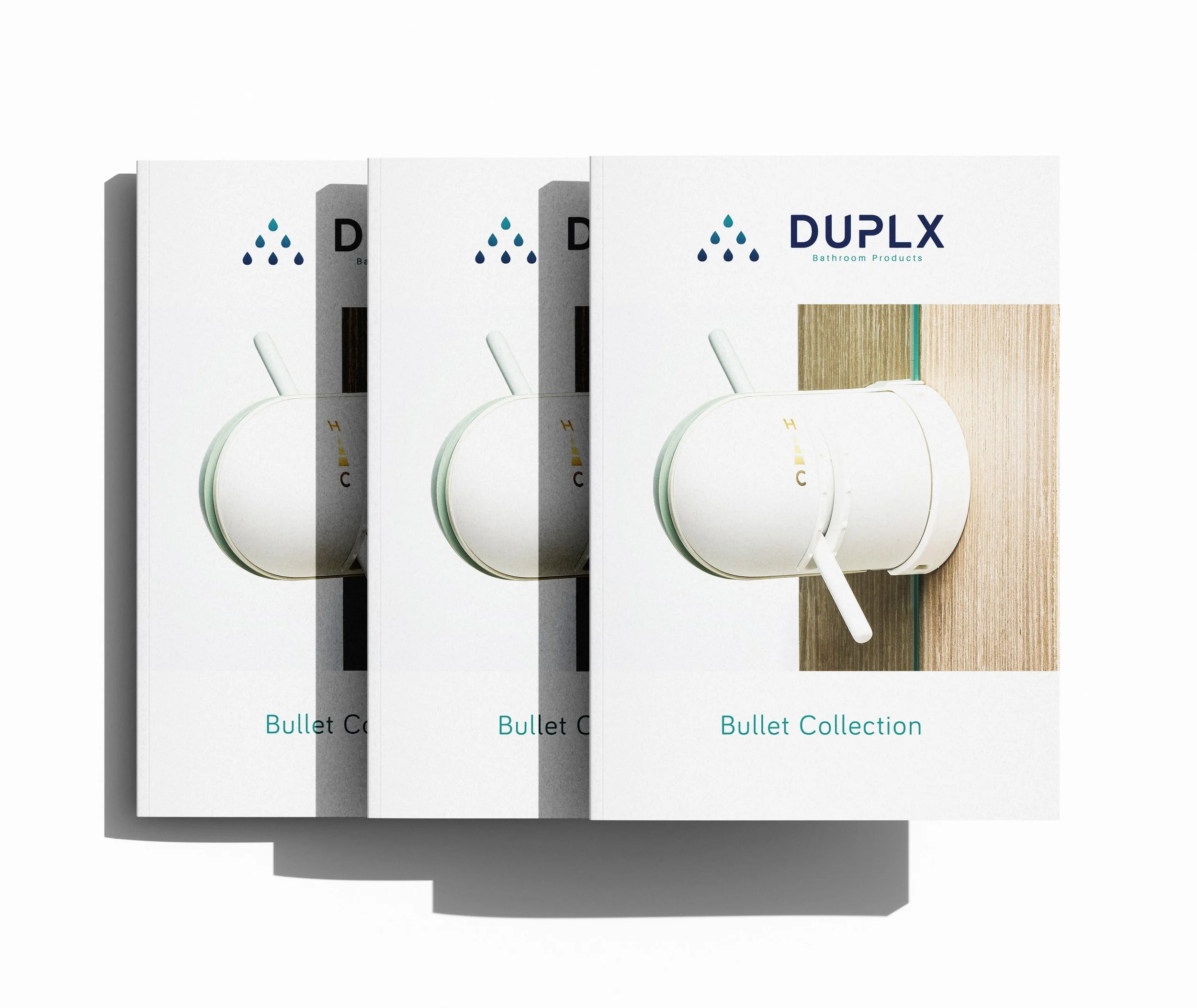 Duplx product catalogue project featuring premium tapware brochure design, structured product layouts and modern marketing collateral by BKK Creative Studio