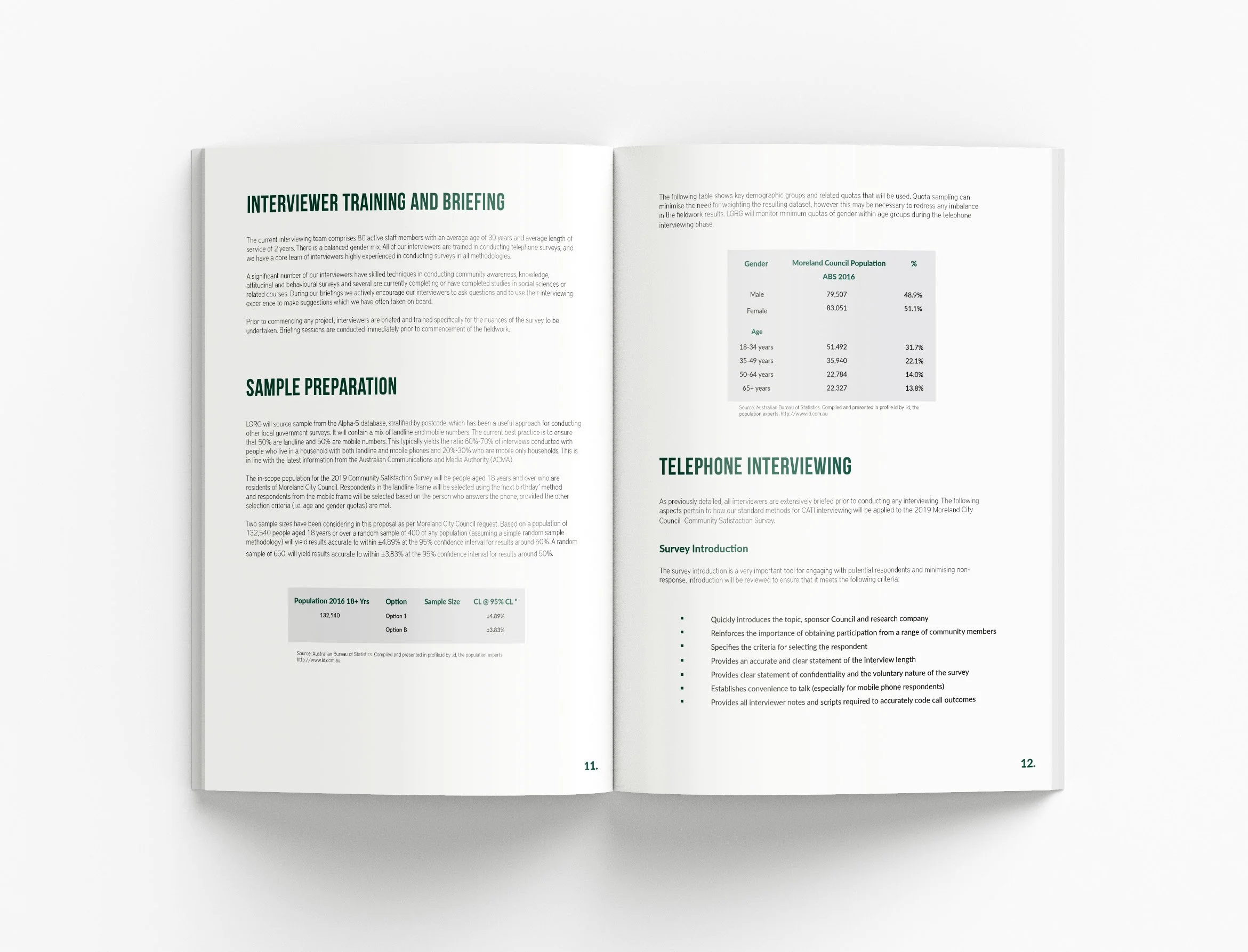 Modern tender proposal design featuring custom tables, charts, executive reporting and professional corporate branding elements