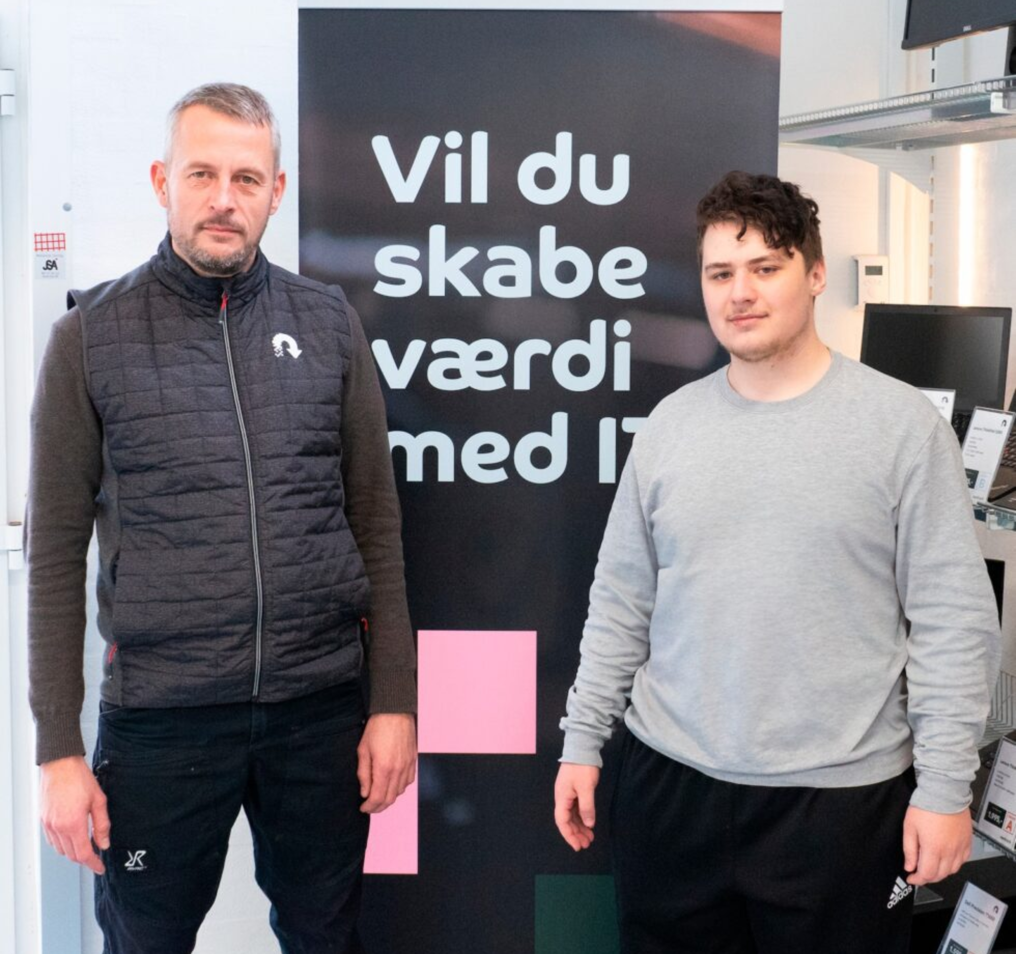 Silas i uddannelse og i erhvervspraktik hos NordVirk