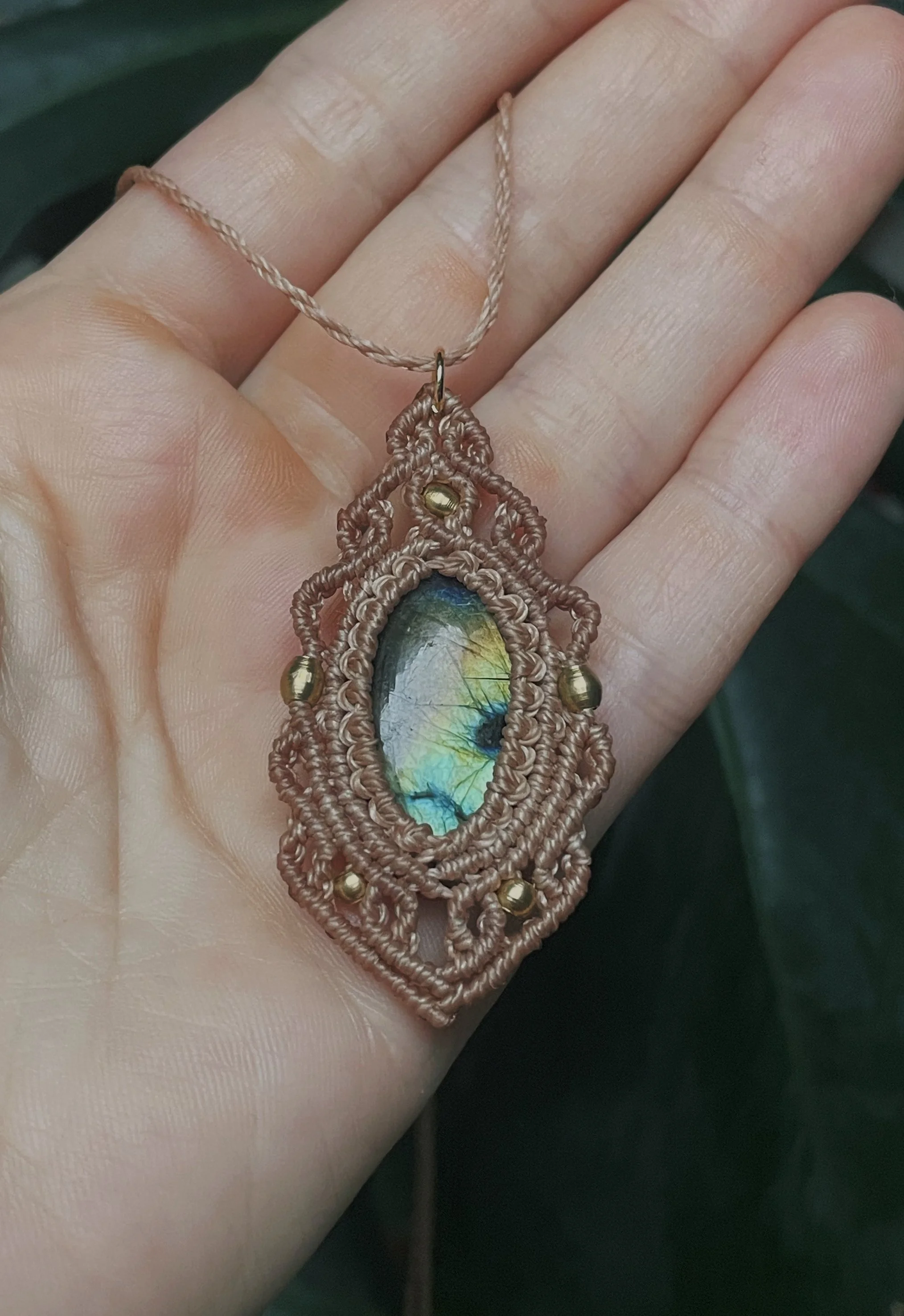 Labradorite necklace