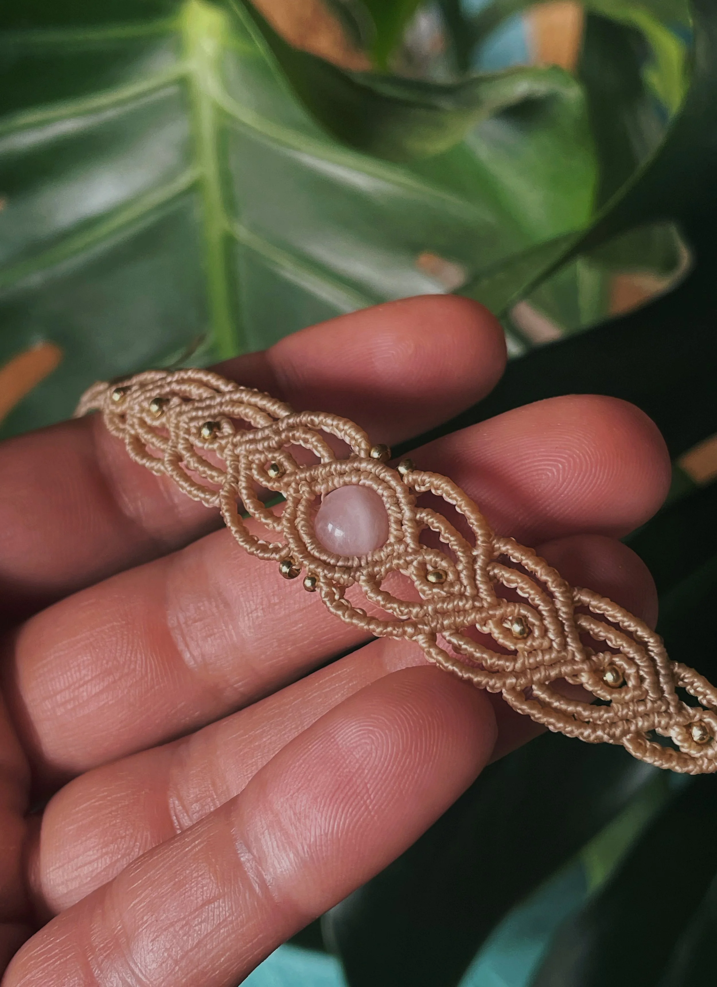 Rose quartz bracelet
