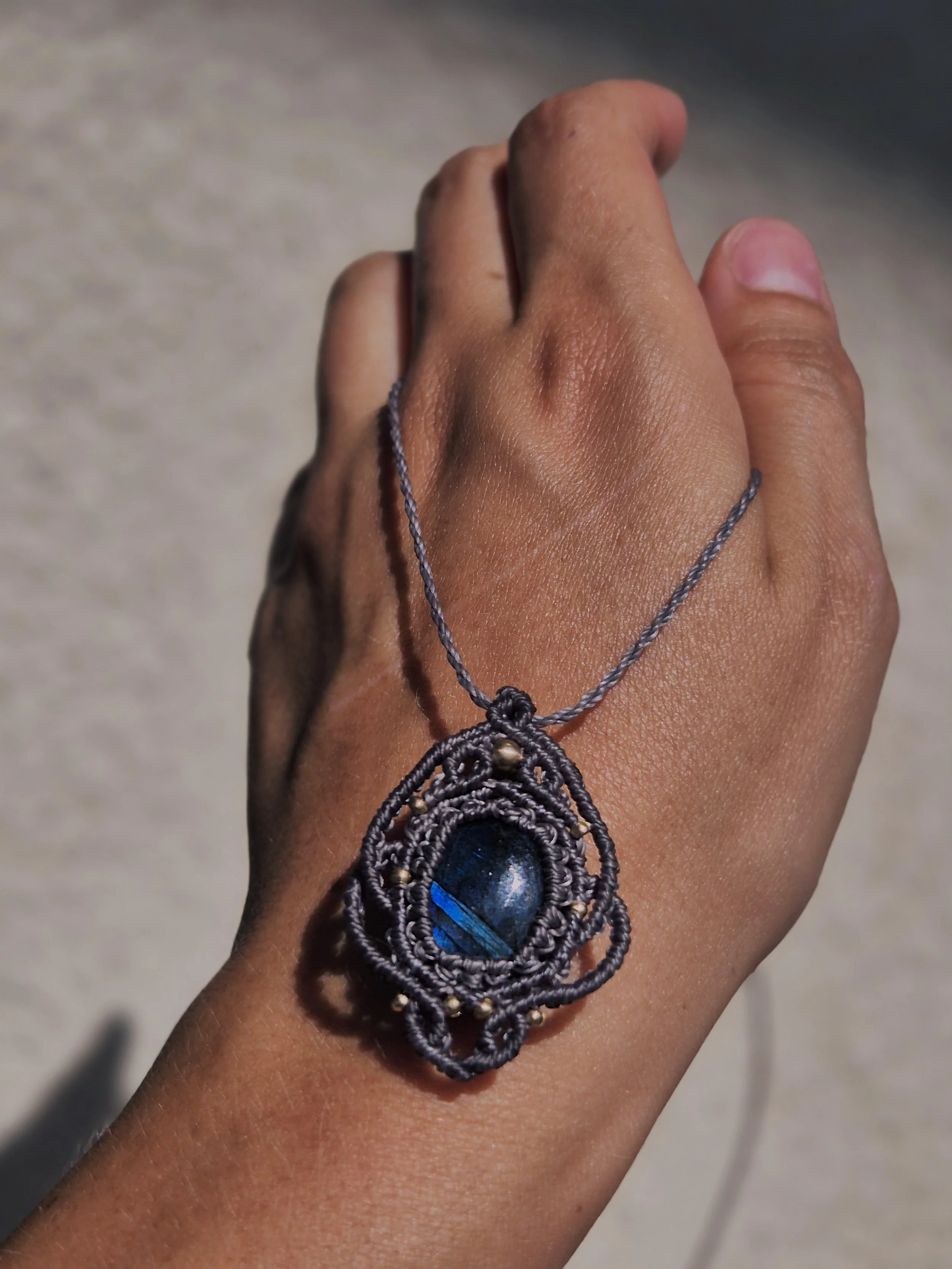 Labradorite necklace