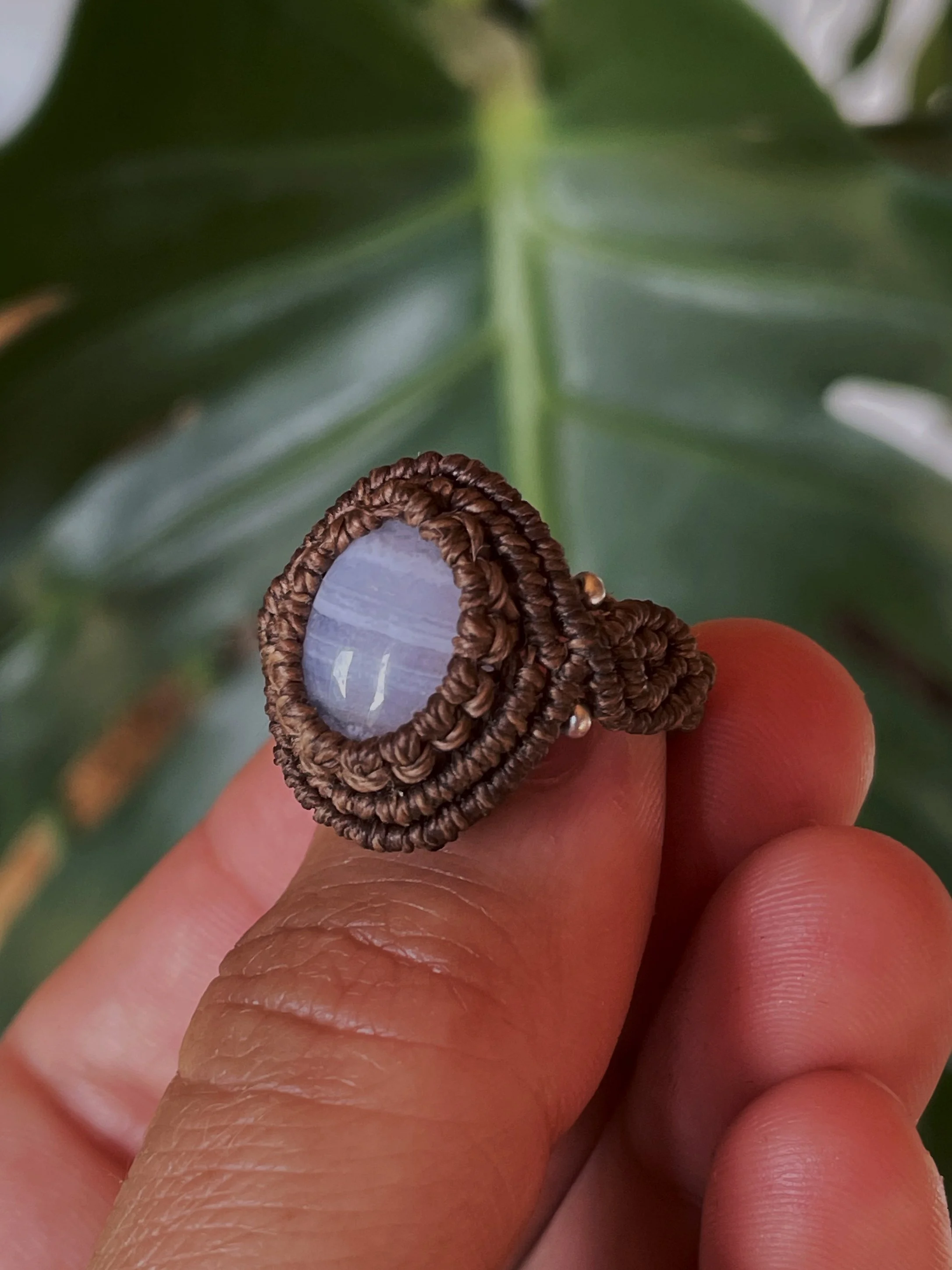Chalcedony ring