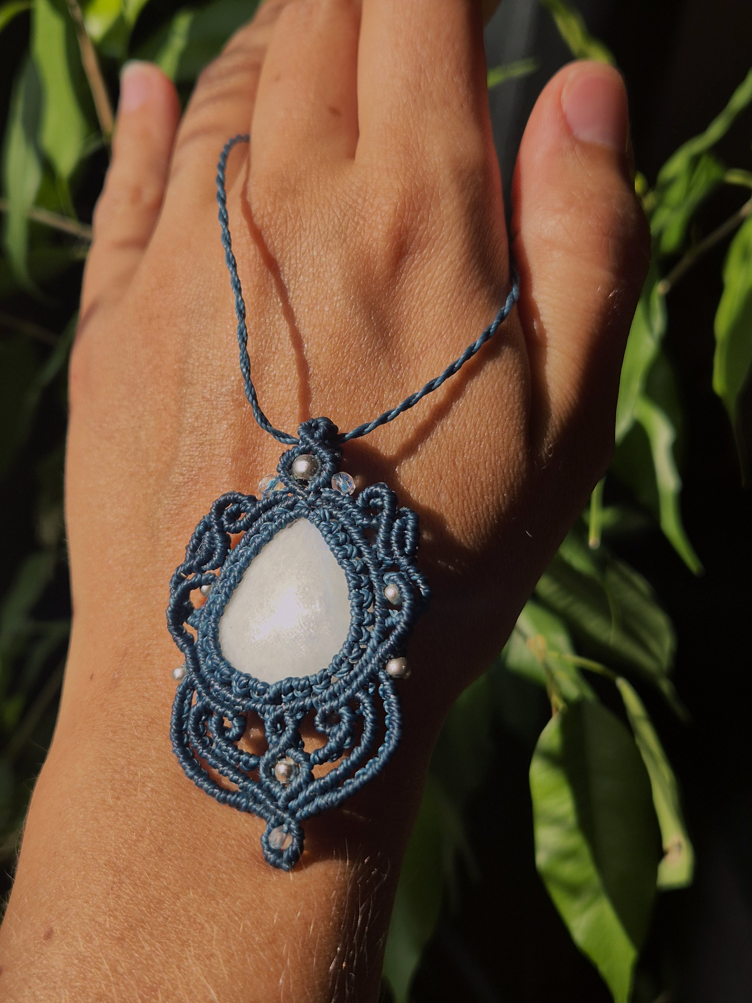 Blue Moonstone Pendant