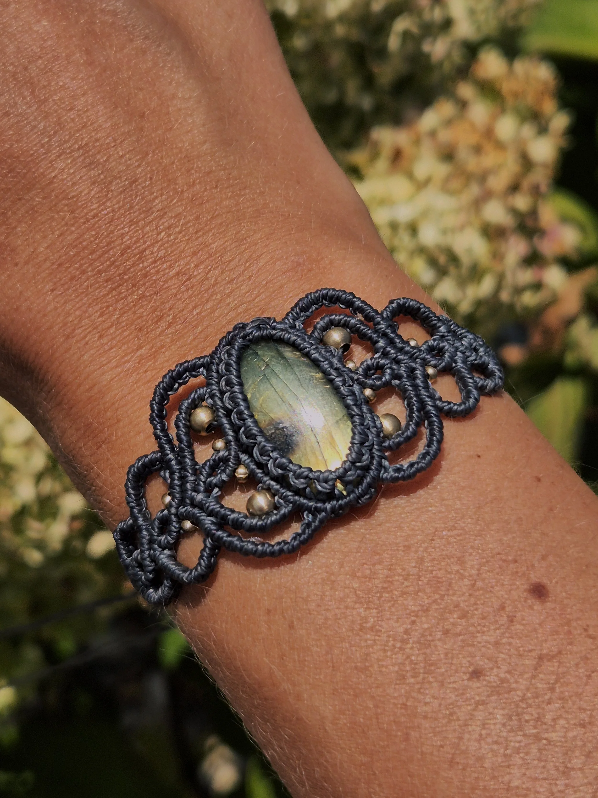 Grey Labradorite Bracelet