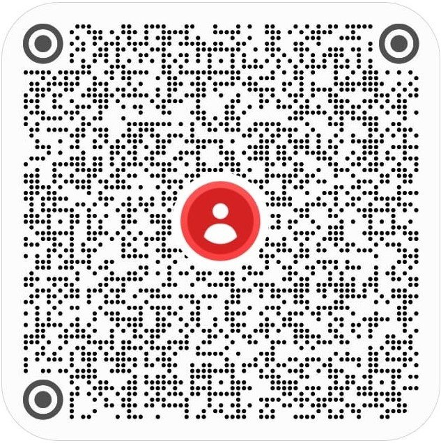 A QR code of Contact Mathias Buehlmann, to scan
