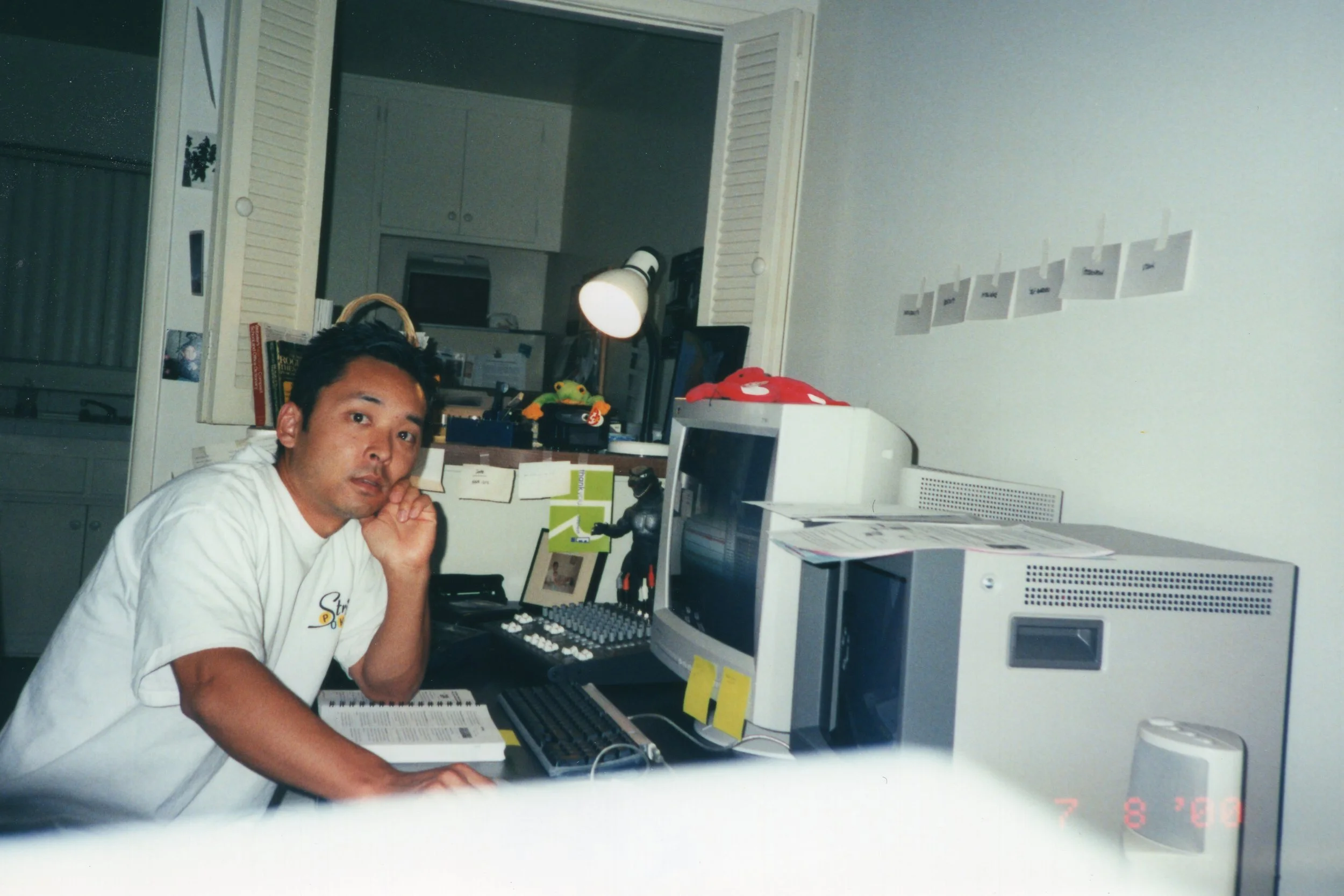 Edit bay in my Burbank apartment
