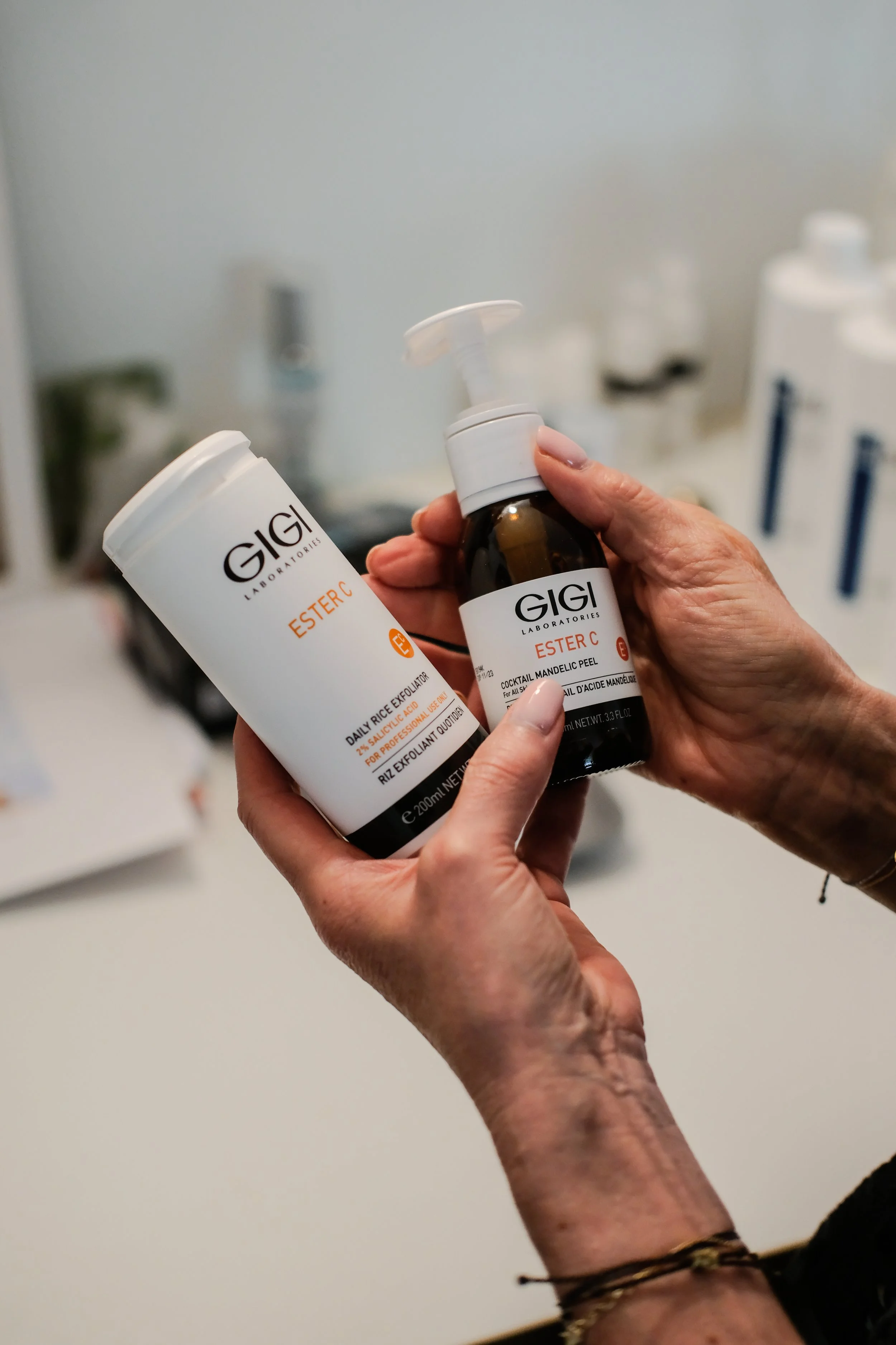 GIGI Laboratoires -tuotteita.