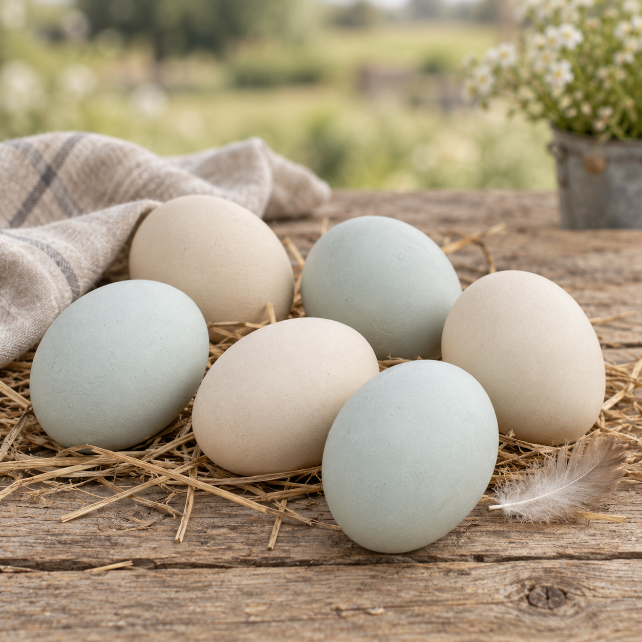 6 Duck Eggs