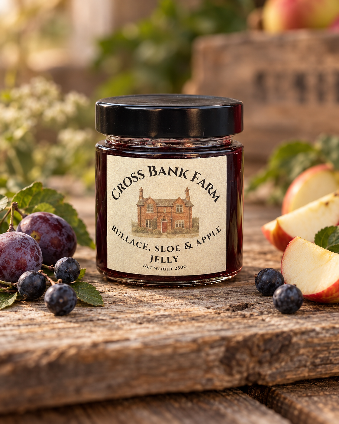 Bullace, Sloe & Apple Jelly