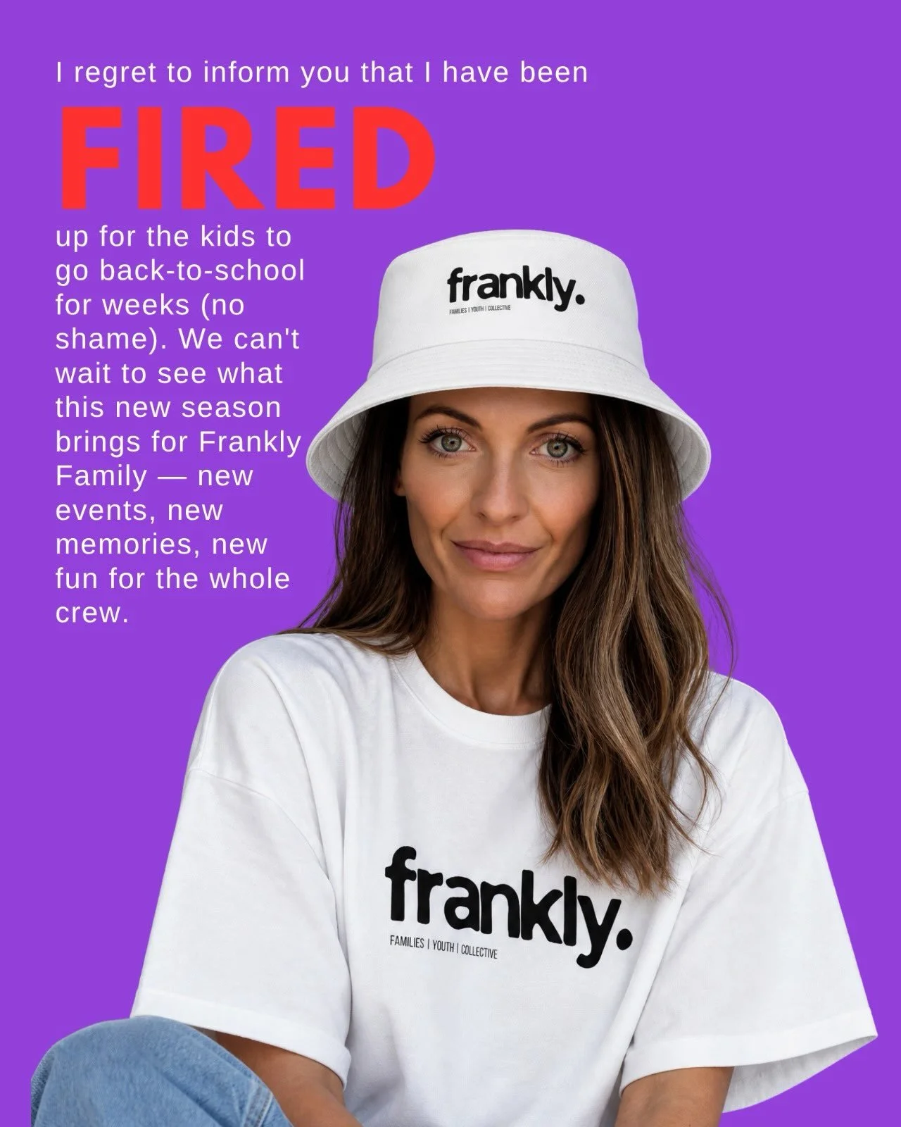 Consider this your official notice: Frankly Family has been fired up for the kids to go back-to-school for weeks 🙋&zwj;♀️🔥.

Can&rsquo;t wait to see what this new season brings &mdash; new events, new memories, new fun for the whole family. 

#Fran