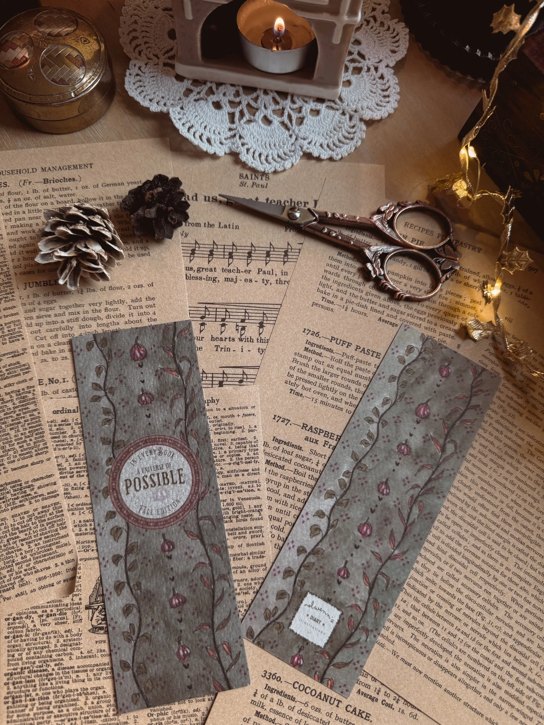 Marque page d'automne