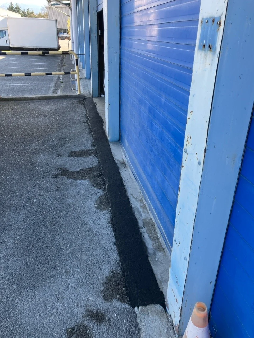Reprise joint de porte sectionnelle