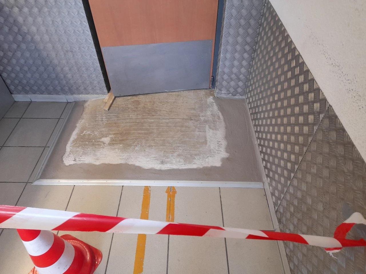 Création pente maçonnée pour chariots