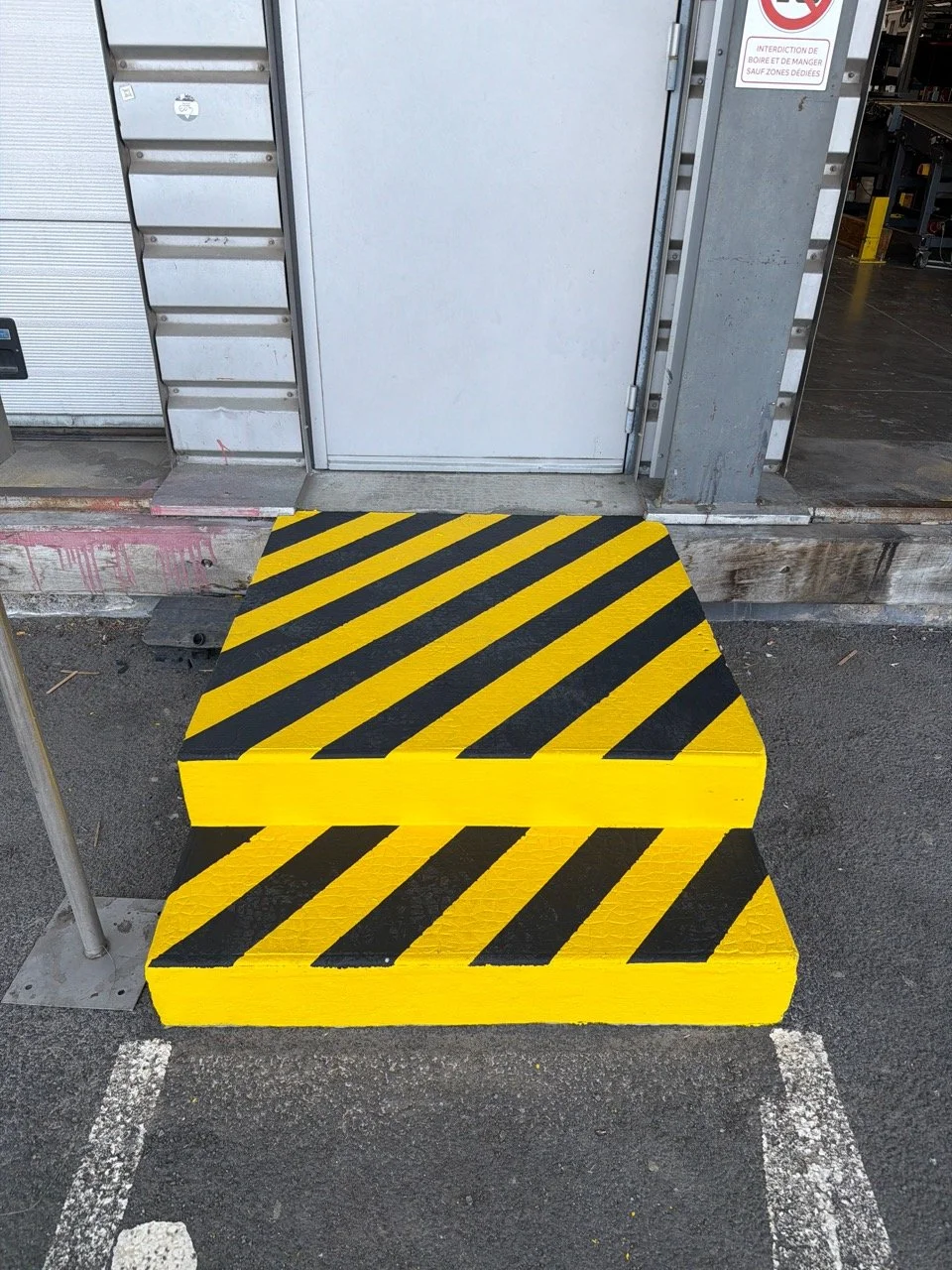 Mise en peinture zebra anti-dérapant