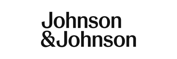 Johnson & Johnson logo in black text.
