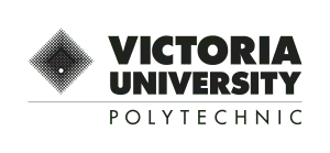 Logo of Victoria University Polytechnic.