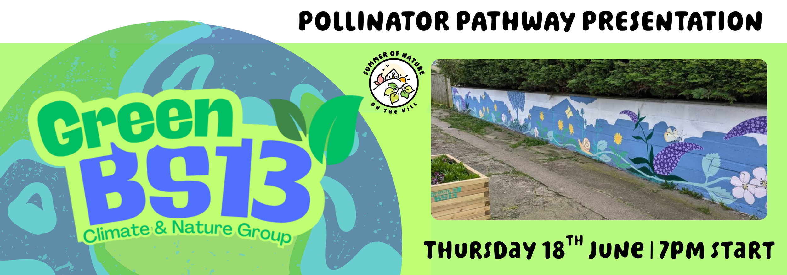 Green BS13 'Pollinator Pathway' Talk
