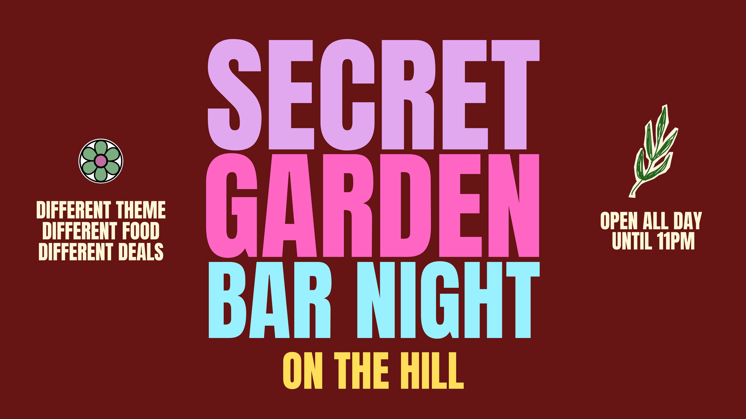 Secret Garden Bar Night