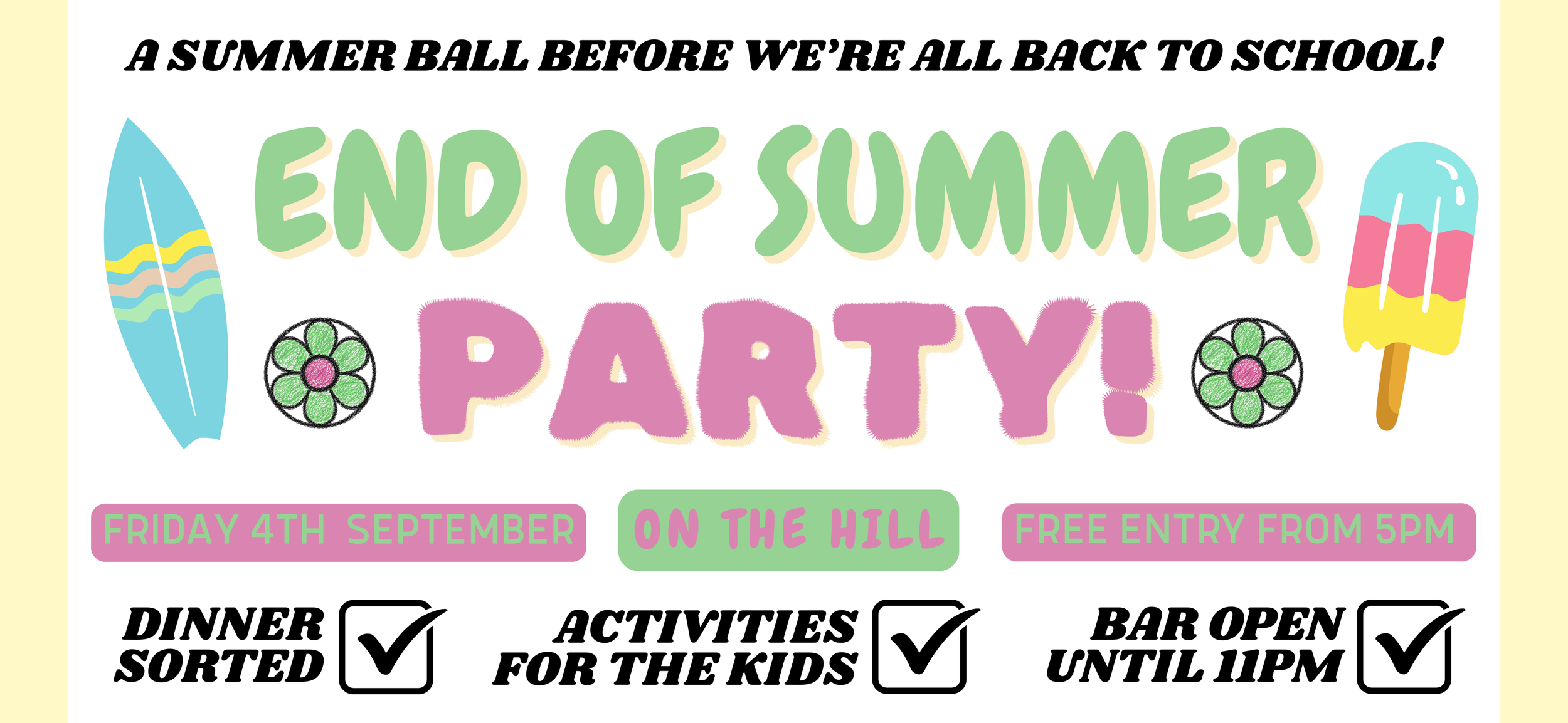 End of Summer Party!