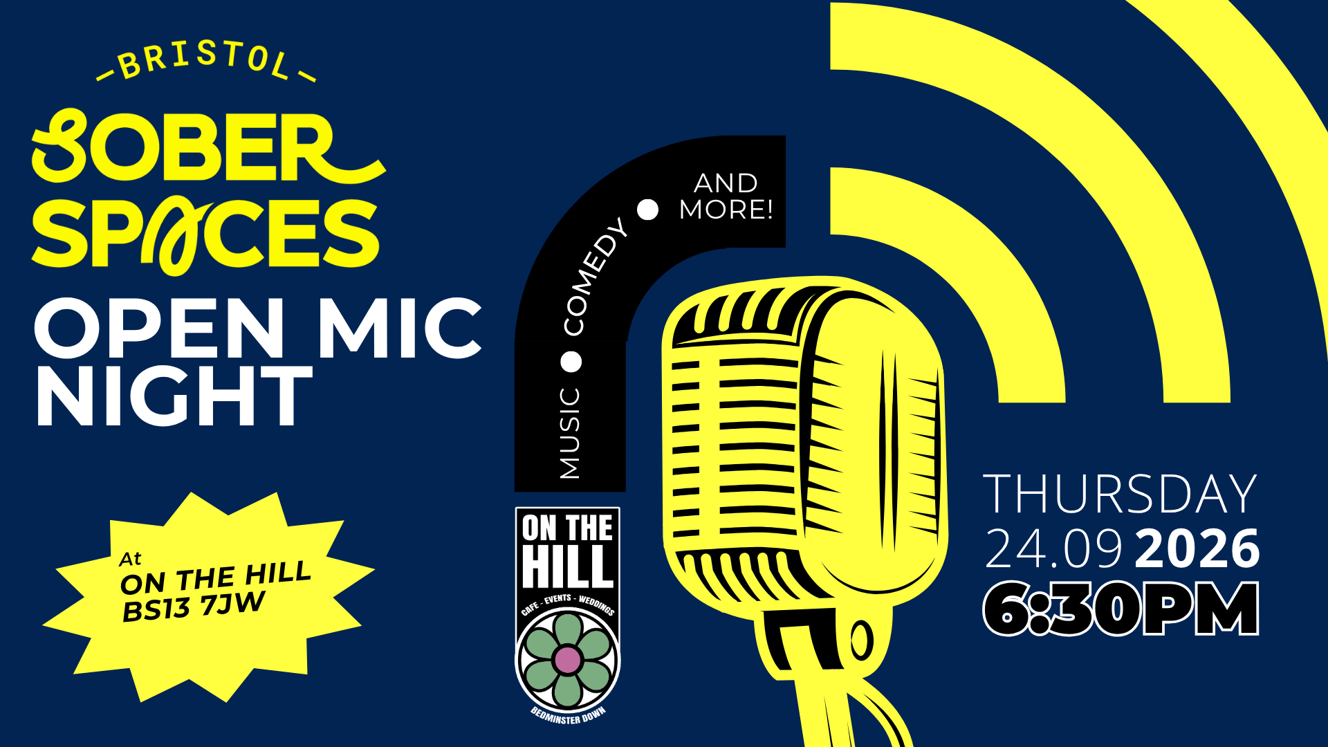 Bristol Sober Spaces Open Mic Night