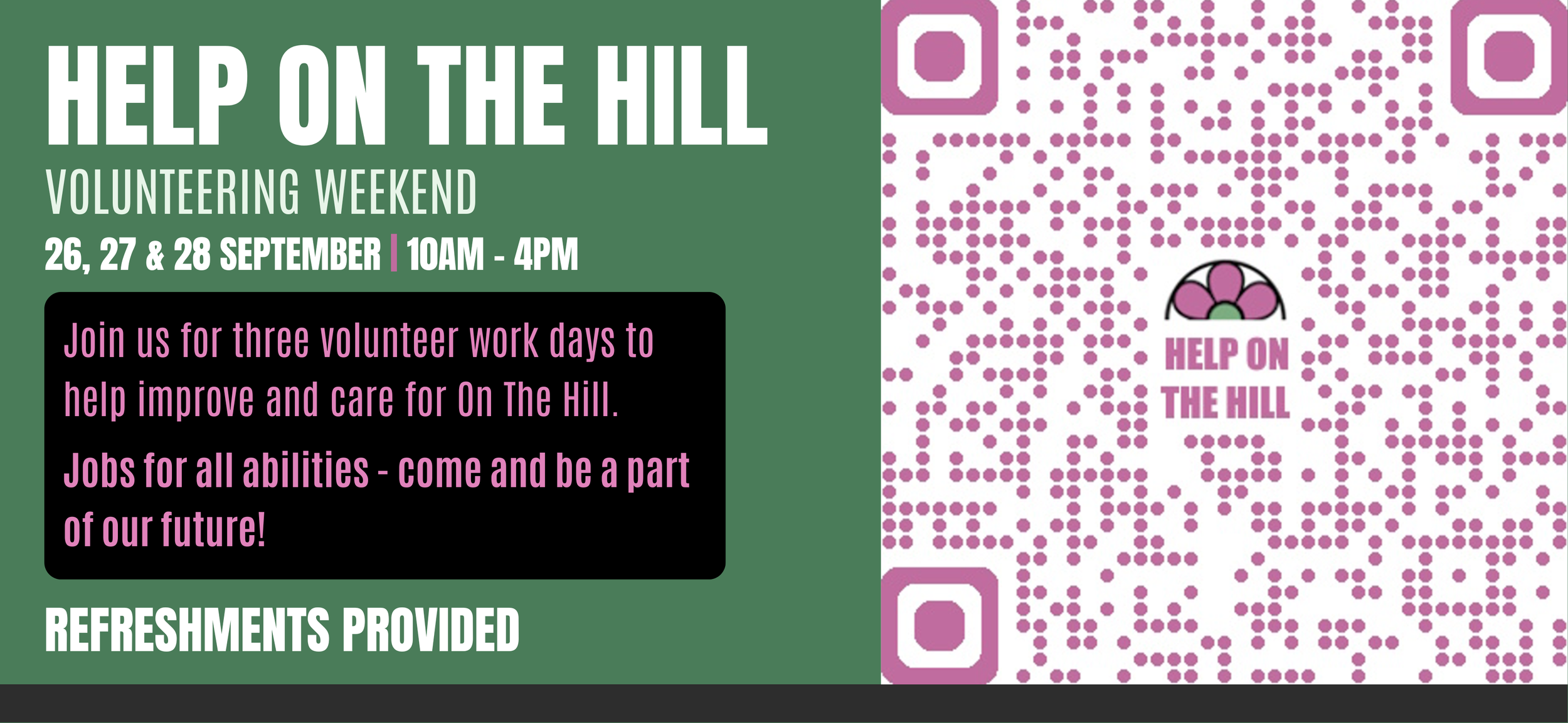 Help On The Hill Volunteering Weekend