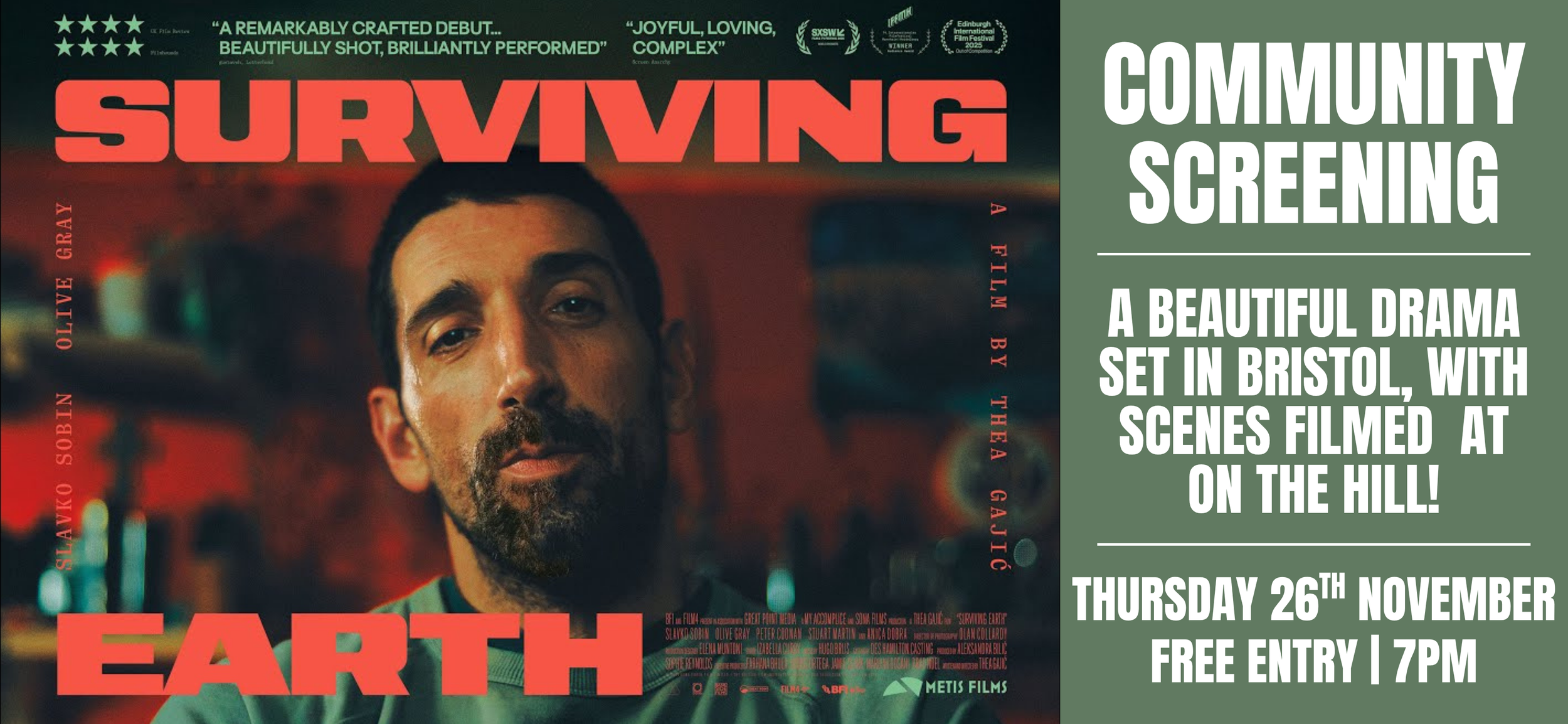 Surviving Earth - Free Community Screening