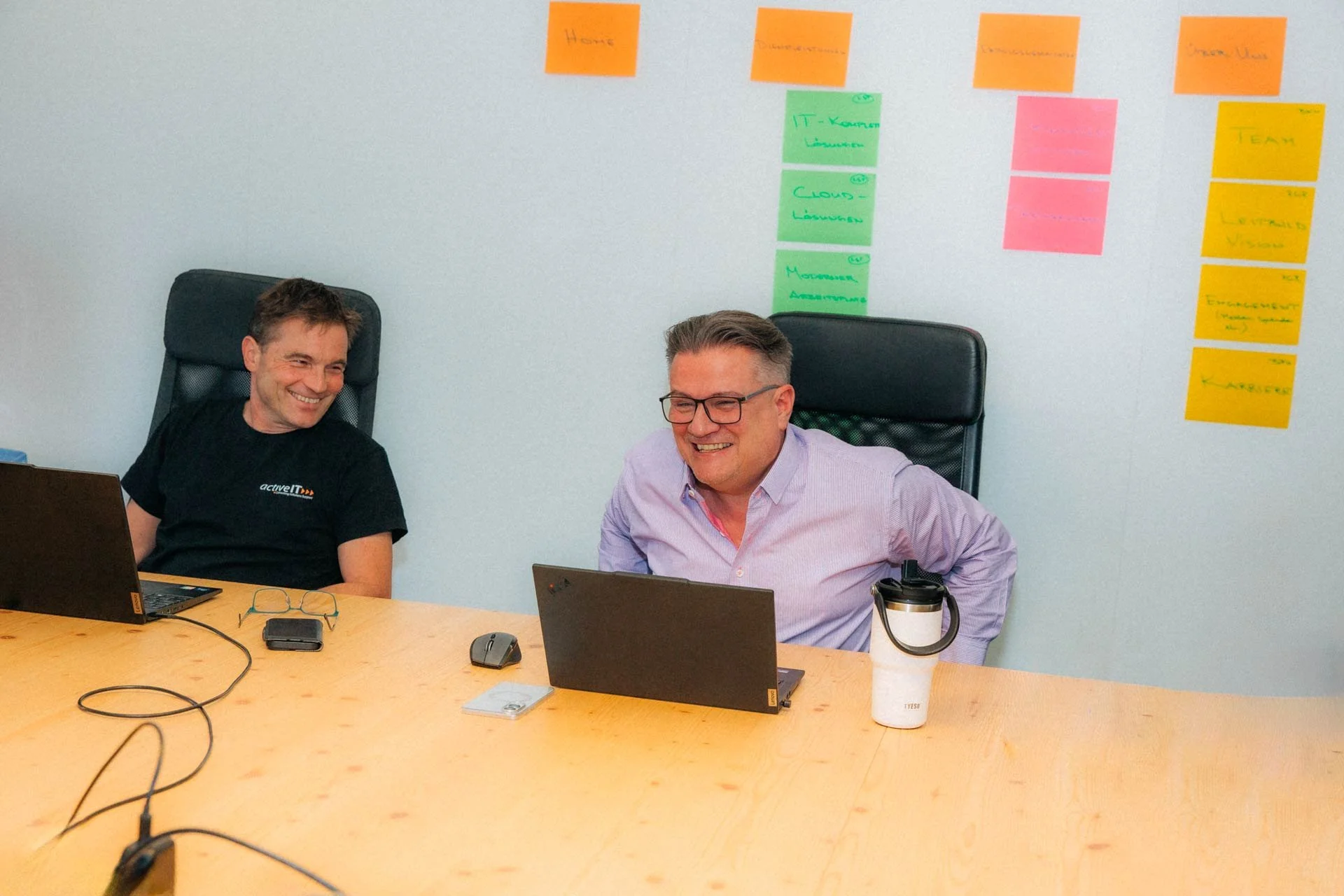 ICT-Gesamtlösung: von Arbeitsplätzen über Cloud bis hin zu Telefonie- und Collaboration-Lösungen.