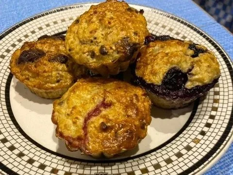 Banana oat muffins or cake