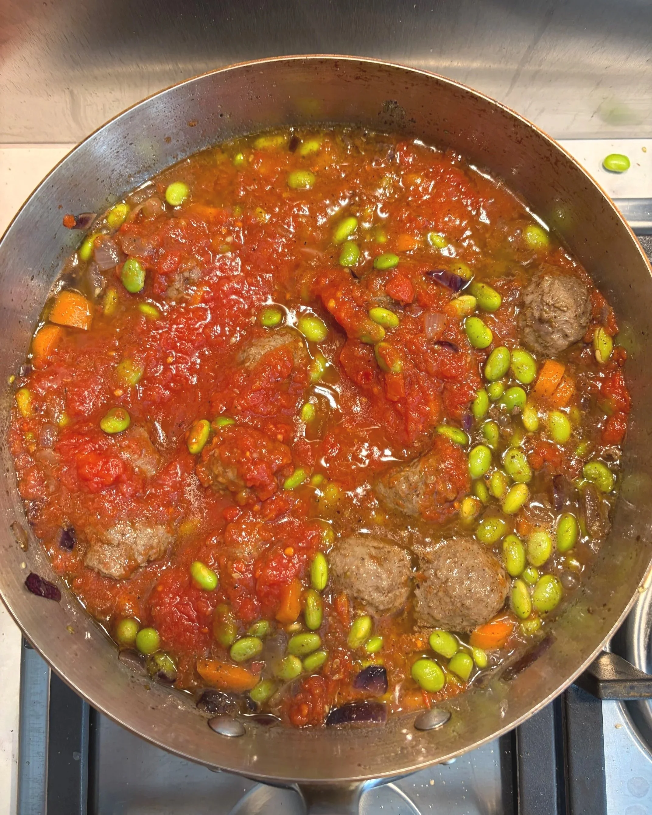Rainbow power meatballs