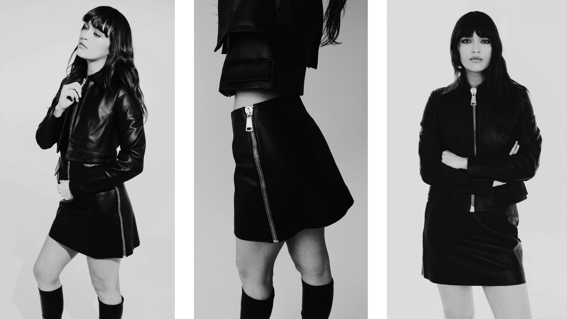 Anna María Leather skirt