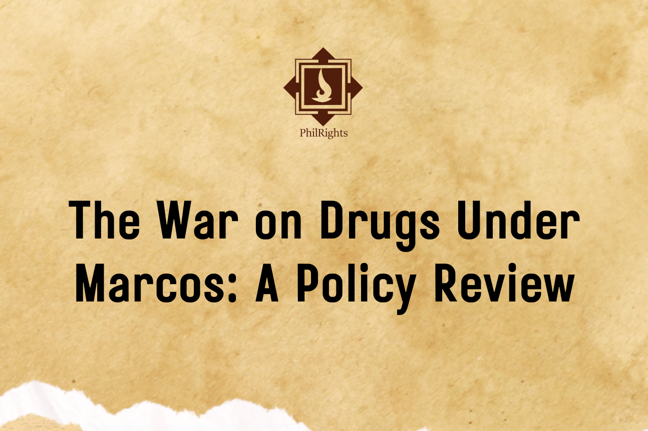 The War on Drugs under Marcos: A Policy Review