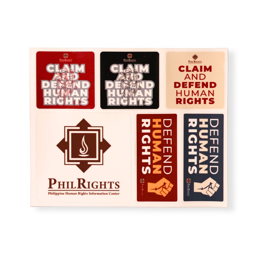 PhilRights Sticker Set