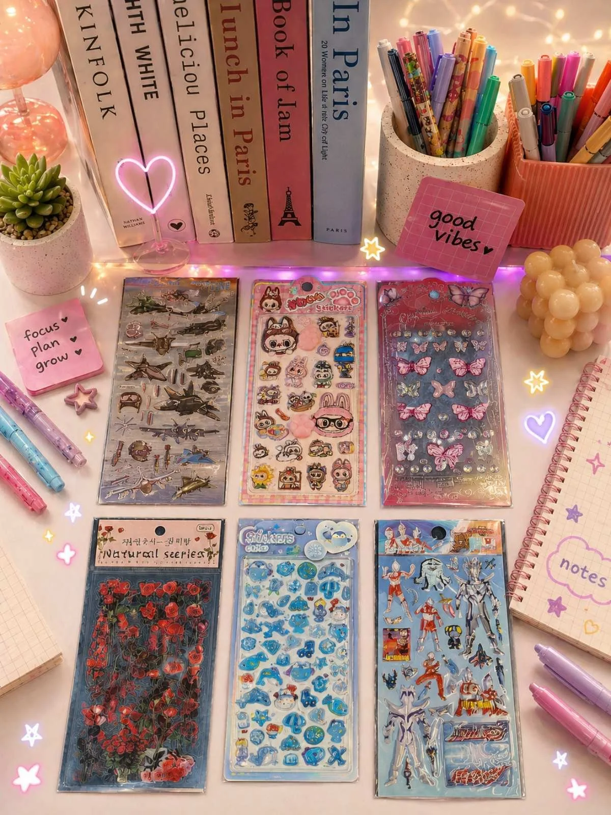 Charming Sticker Collection Set