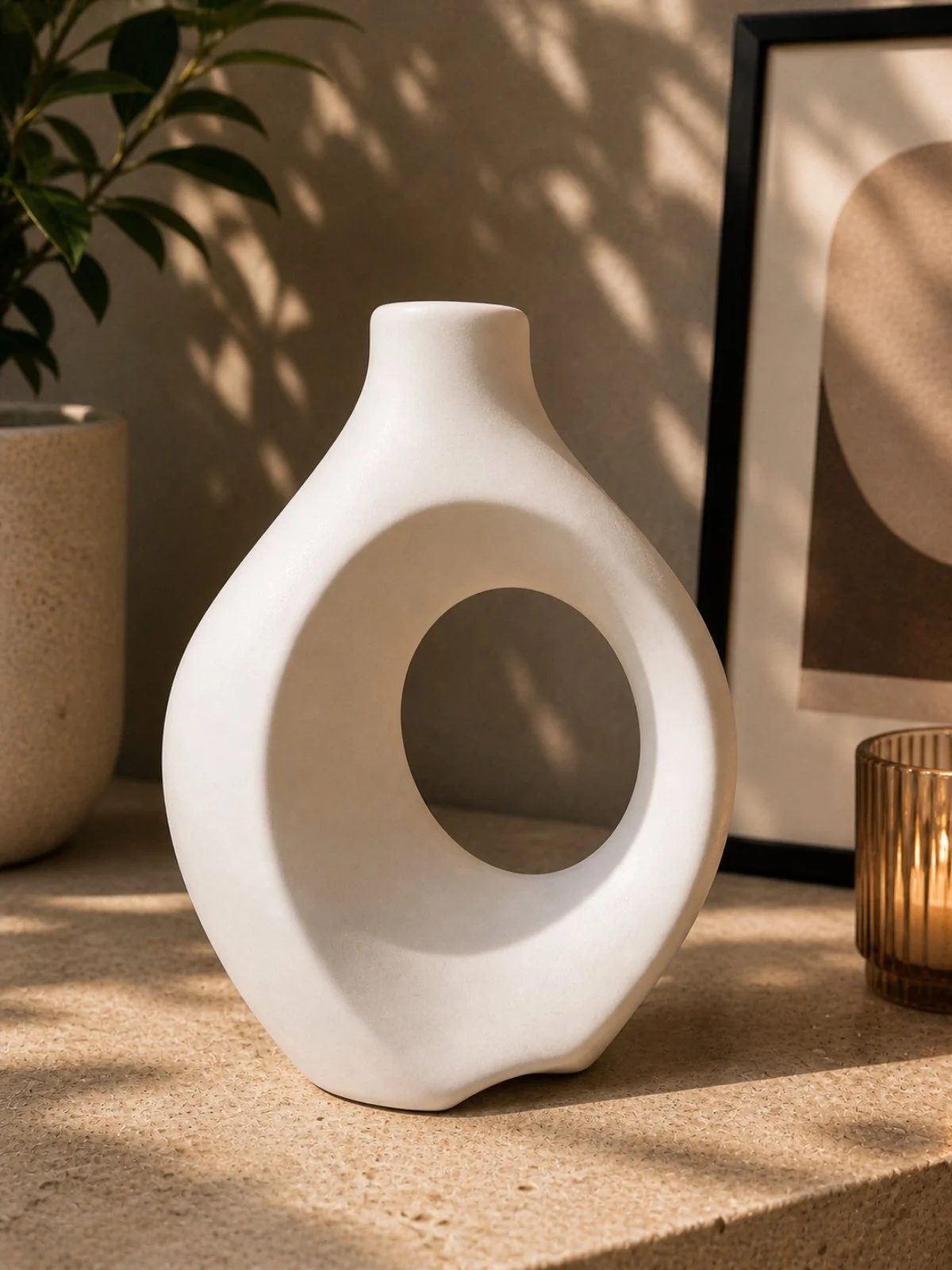 Modern Sculptural Ceramic Vase