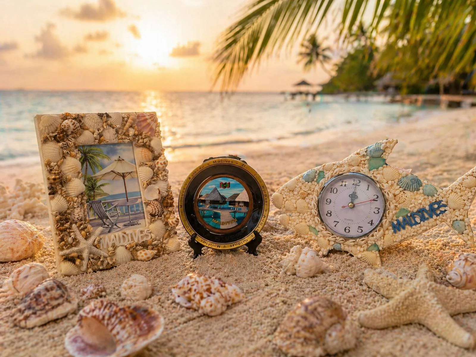 Maldives Island Charm Decor Set