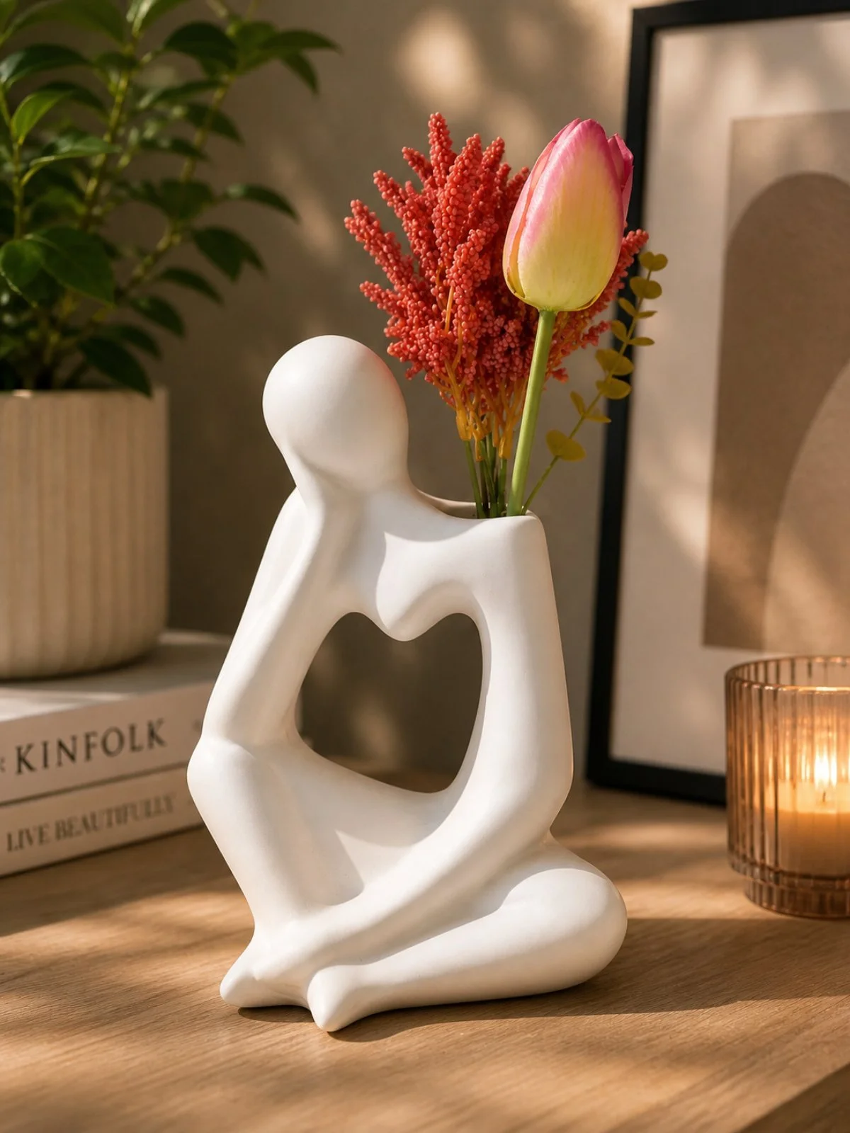 Abstract Art Ceramic Vase