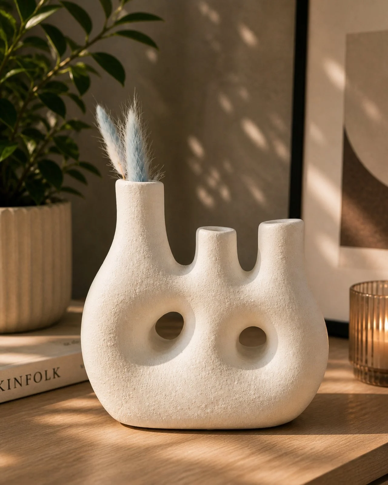 Modern Sculptural Ceramic Vase