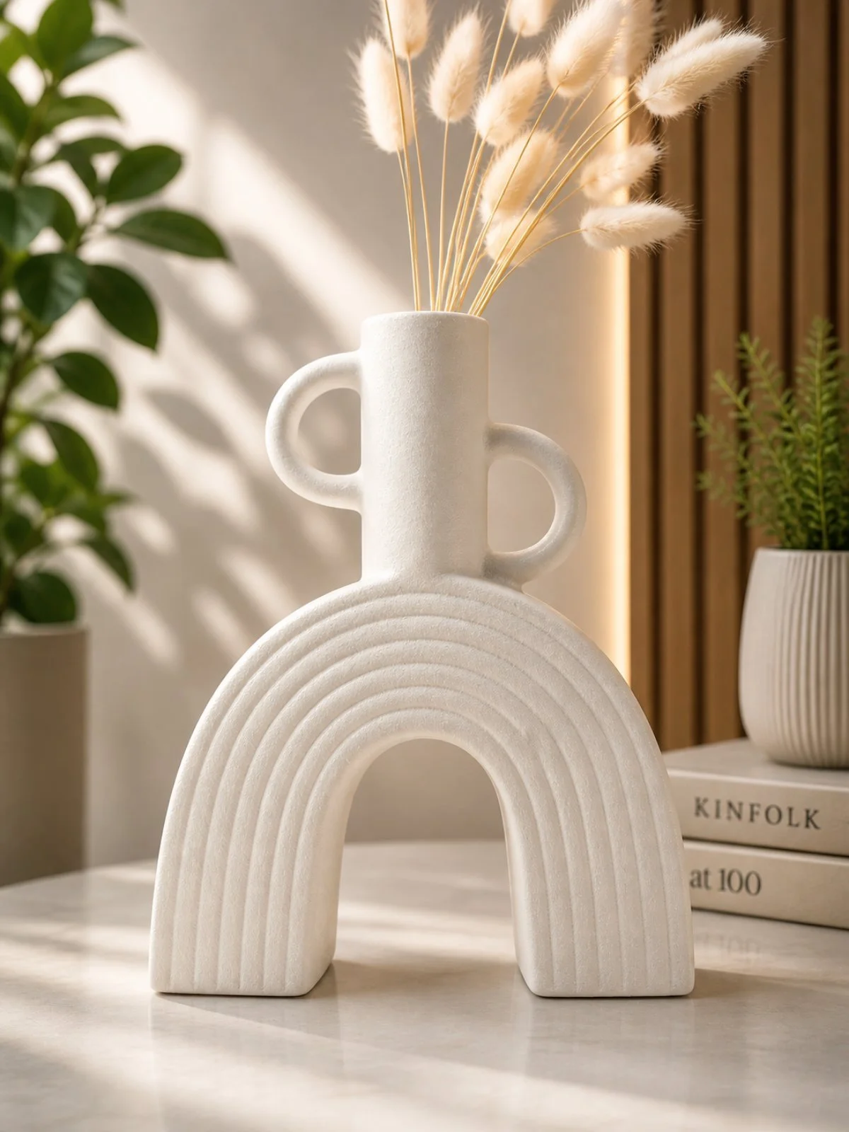 Modern Ceramic Arch Vase