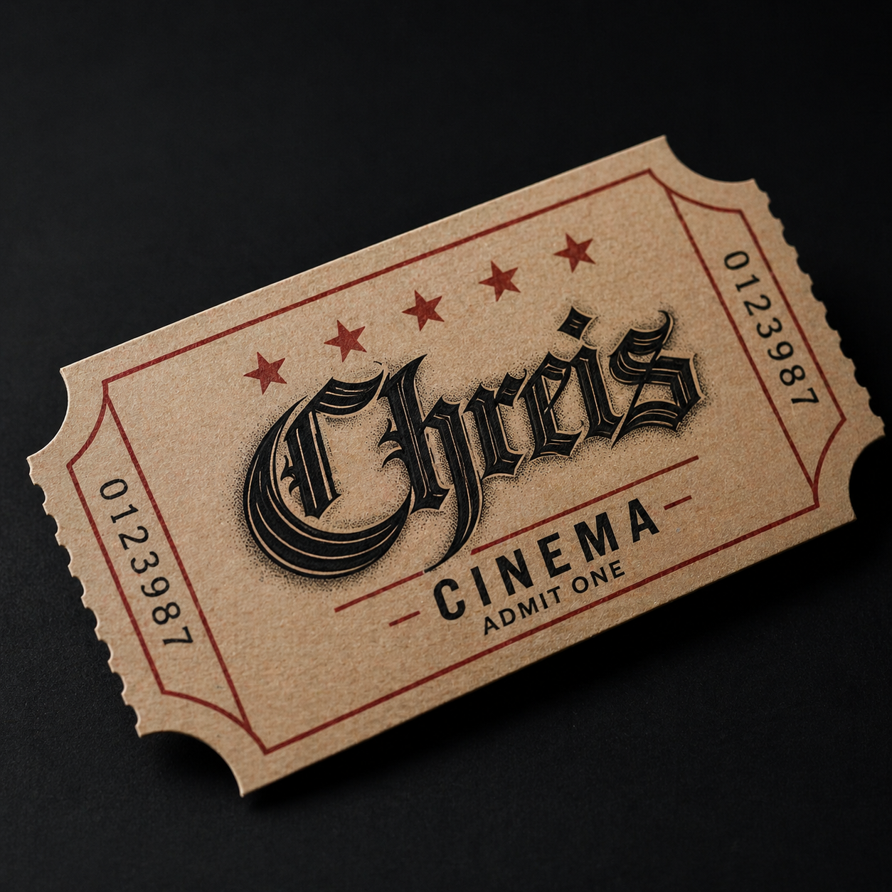 Chreis 12 Premiere Ticket