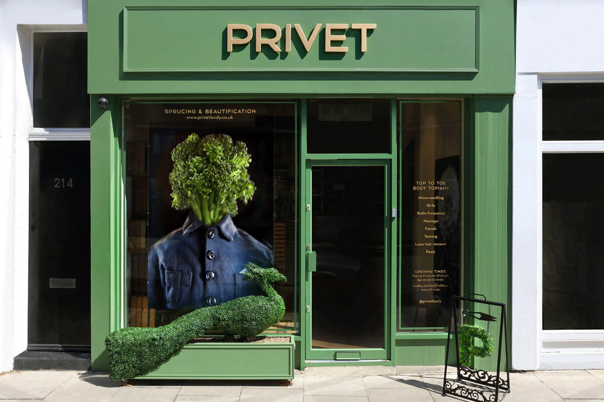 Privet grooming salon exterior by Venn Productions