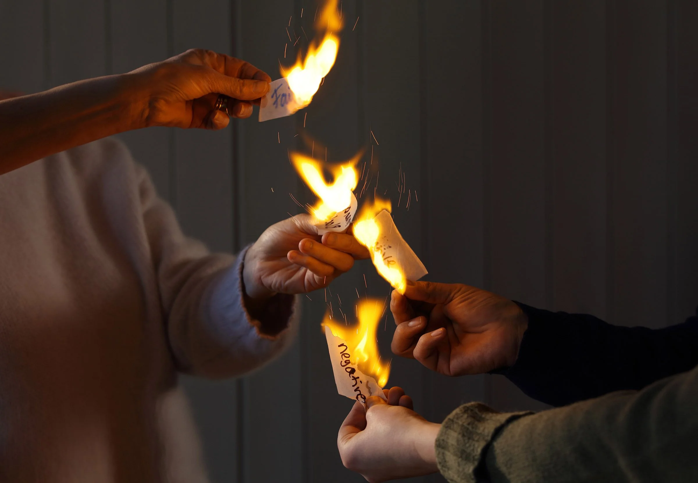 Intention burning workshop by Free spirit