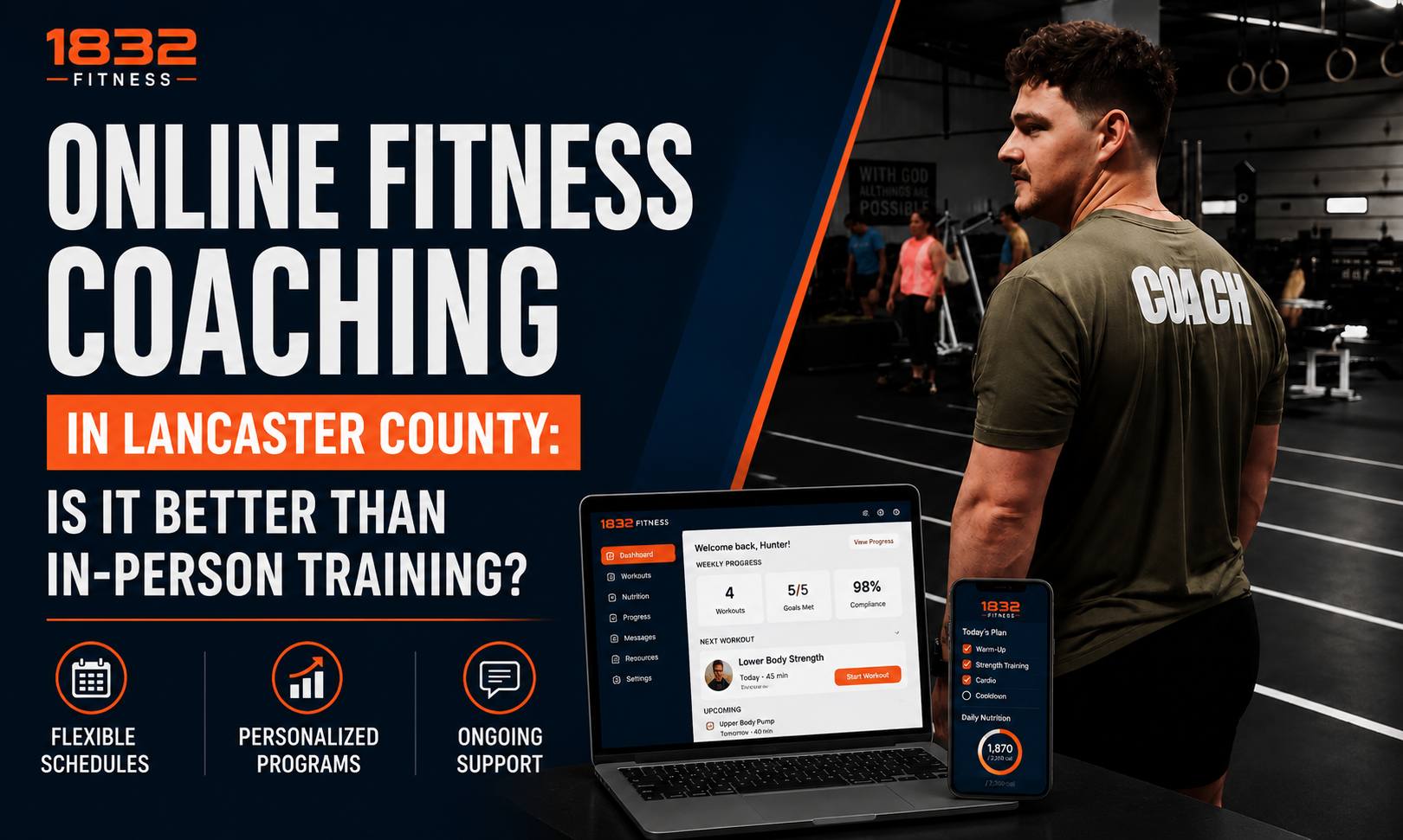 Online Fitness Coaching in Lancaster County: Is It Better Than In-Person Training?