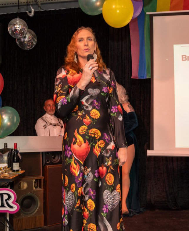 Dylan Jade Rackley - speaking at the Gold Coast Pride Collective Launch