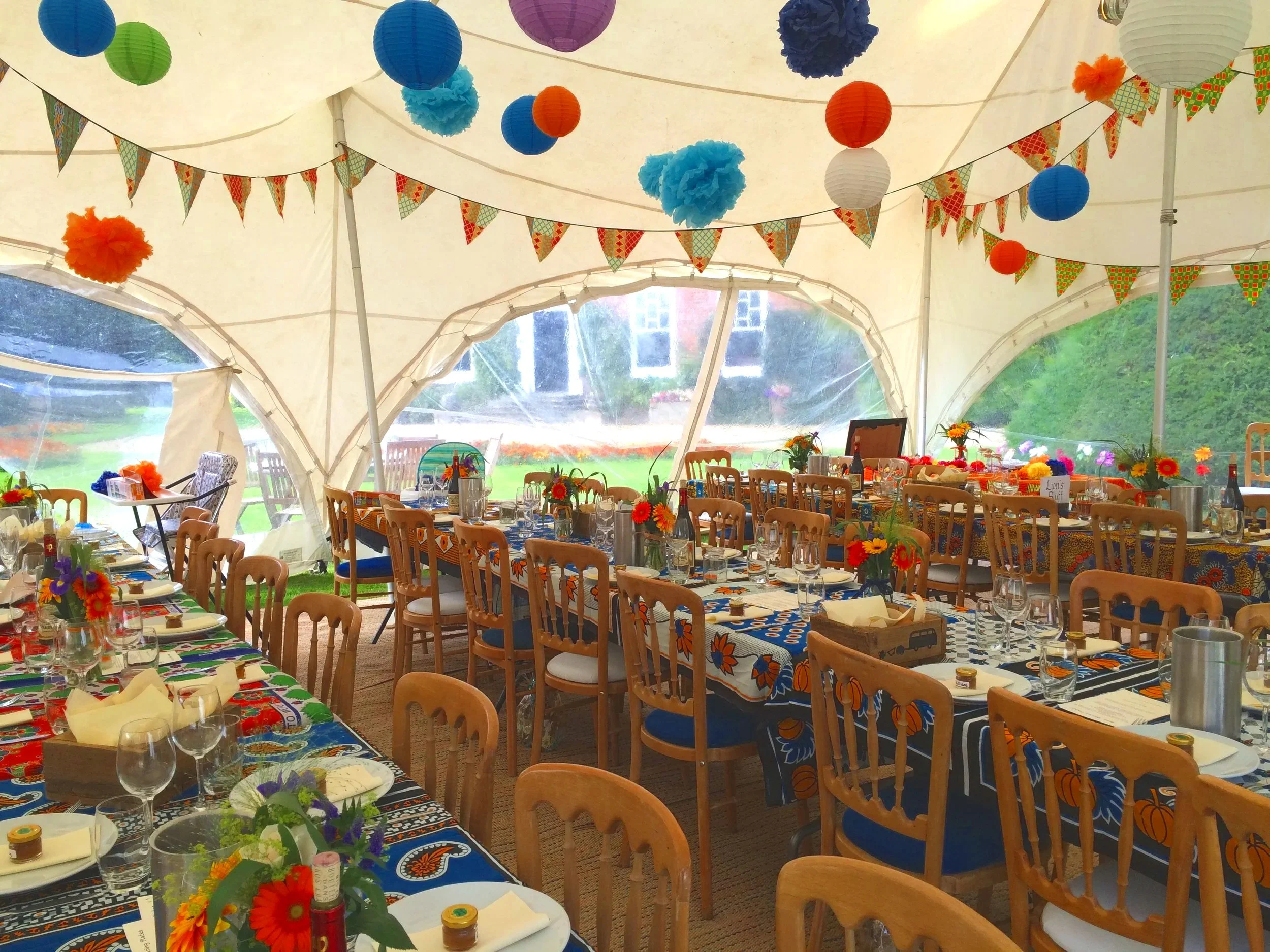 Beautiful marquee set up