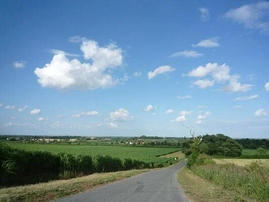 Cycle route in Lincolnshire