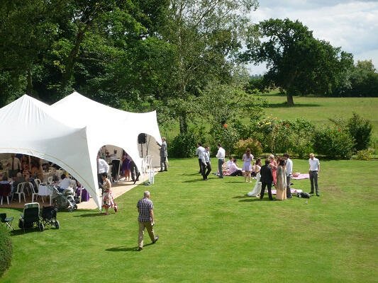 Guests enjoying wedding
