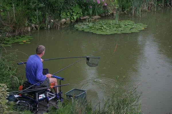Fishing at the pond