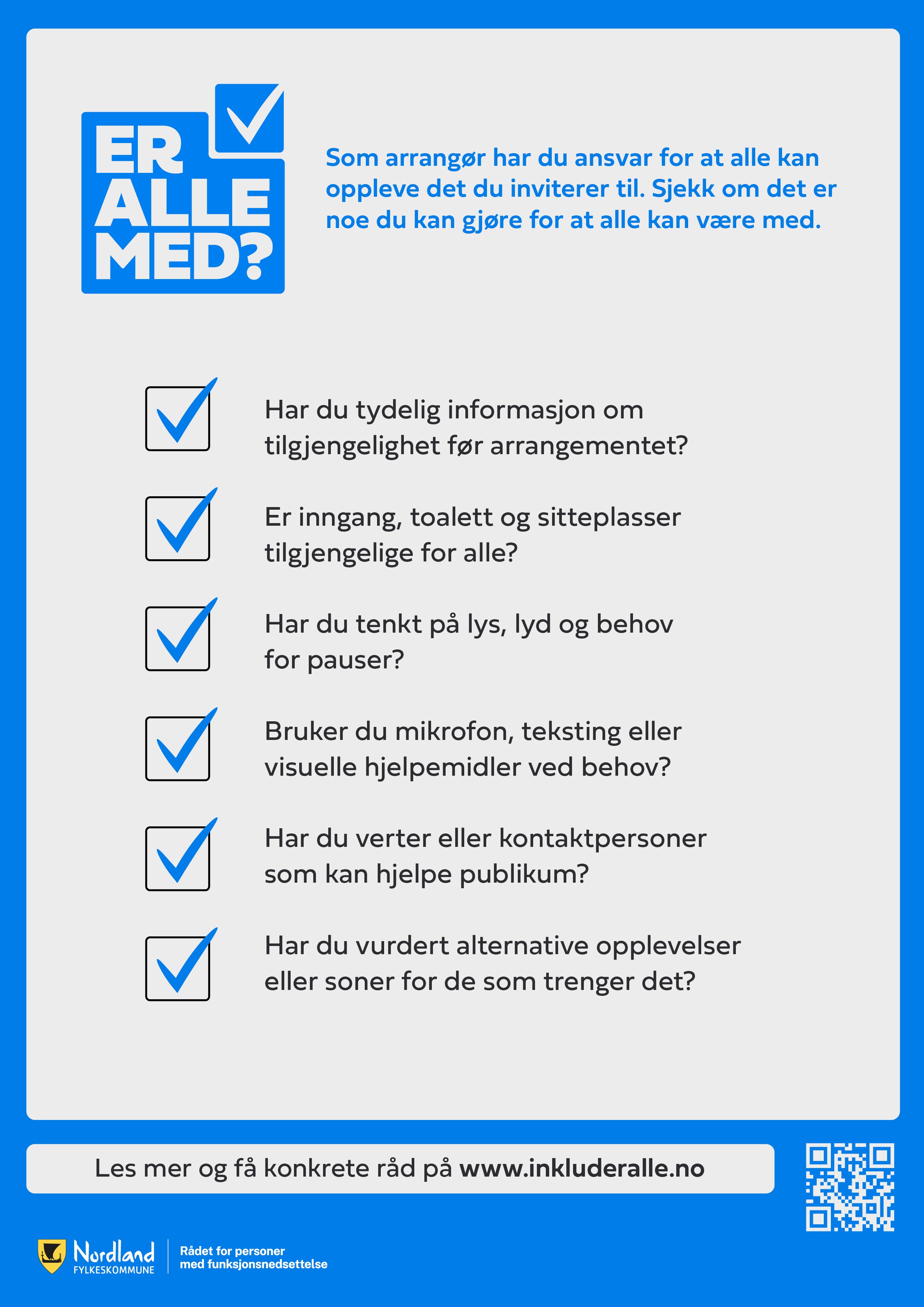 Bilde av sjekkliste for inkludering