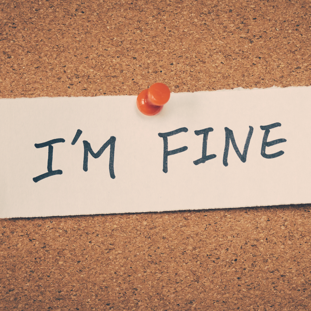I’m Fine...I’m Fine…oh Sh.….